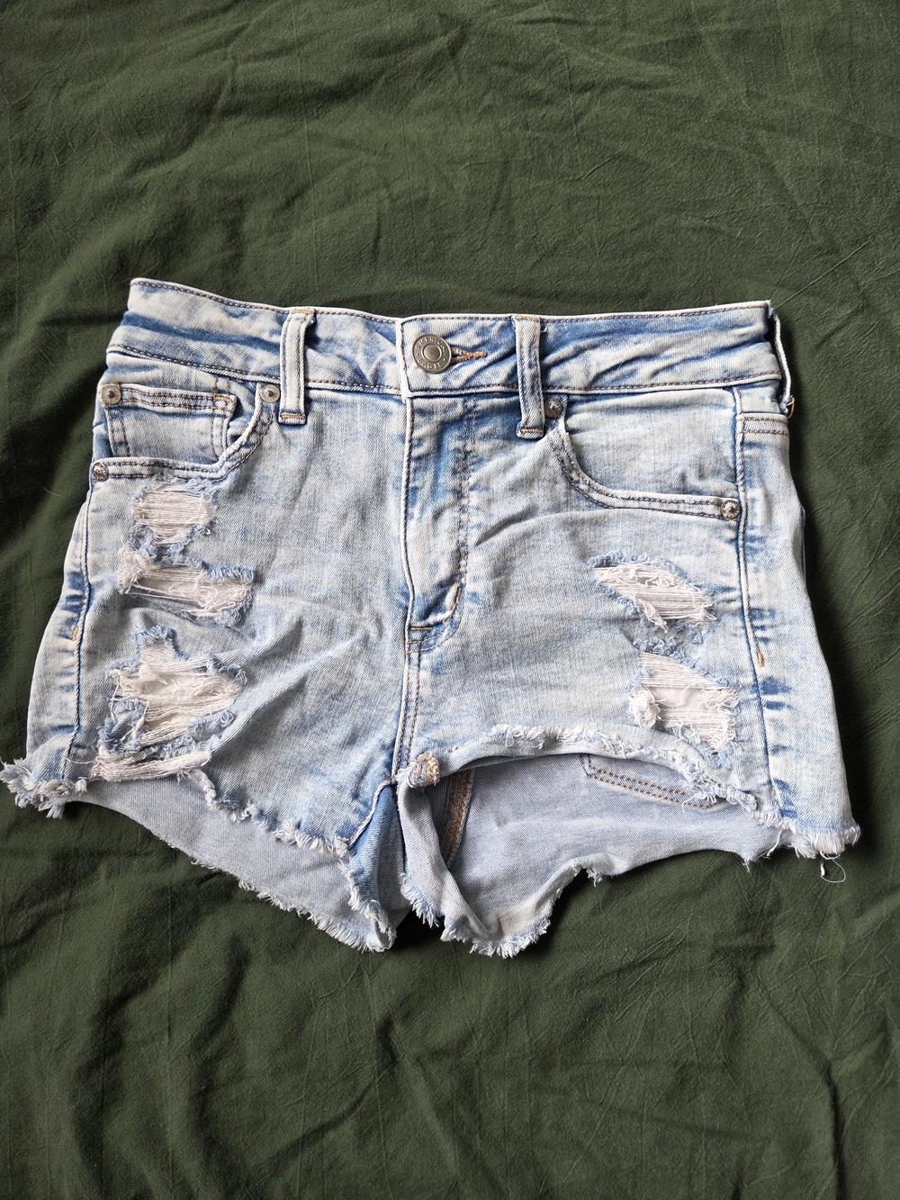 American Eagle Distressed Denim Shorts